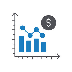 Finance Ratio Vector Icon which can easily modify or edit