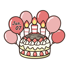 誕生日ケーキ