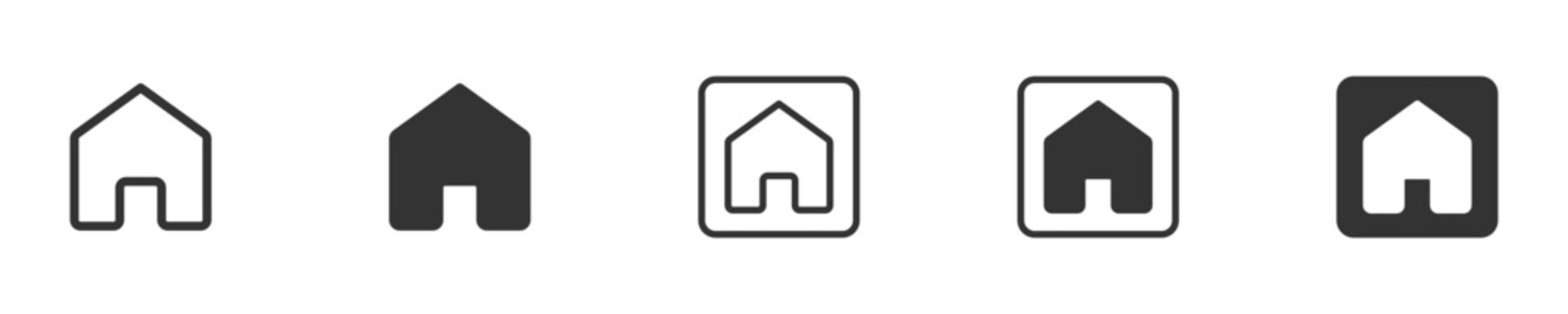 House icon, Home sign, Web home icon for apps and websites , vector illustration . 