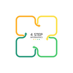 Business circle infographic template. timeline infographic icons designed for abstract background template.