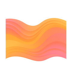 Abstract Wave Background with Gradient Lines — Modern Design Element