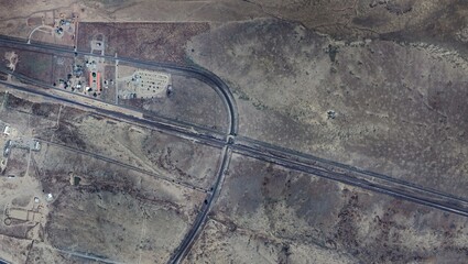 Route 66, USA: Classic Road Trip View of Desert Highway, Nostalgia, and Open American Landscape