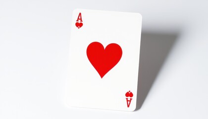 Ace of Hearts Playing Card