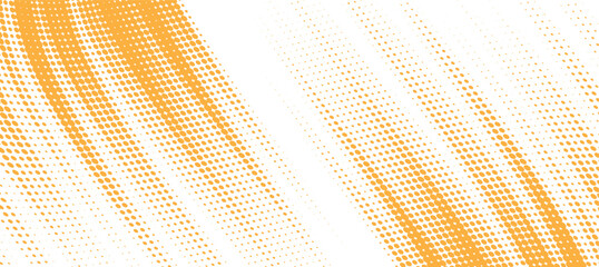 Abstract speed lines style orange color halftone banner design template, Modern, Eps 10.
