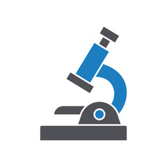Microscope Vector Icon which can easily modify or edit
