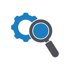 Process Analysis Vector Icon which can easily modify or edit