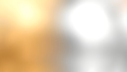 Obraz premium Abstract blurred background with golden and silver colors, creating a soft and luminous effect.
