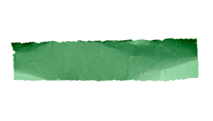 green torn paper background