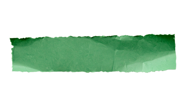 green torn paper background