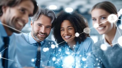 Business team solving problems together, thriving commerce in collaborative industries, market innovation through team synergy, digital growth in problem-solving tools, consumer tr - Powered by Adobe