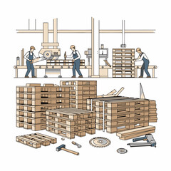 construction workers on a construction site