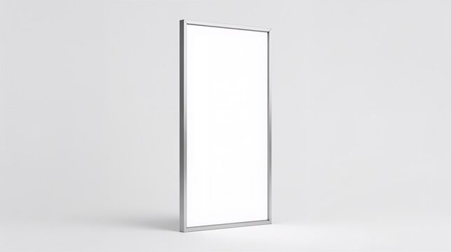 a modern rectangular blank light box, perfect for display and design