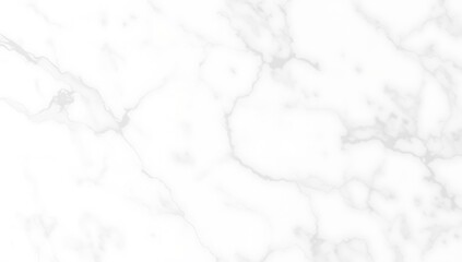 Close-up view of a white marble surface with intricate veining patterns and textures.