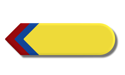 Label tag banner blank ilustration 