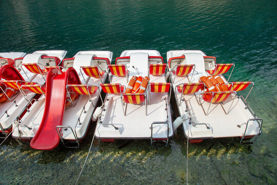 Tretboot auf dem See