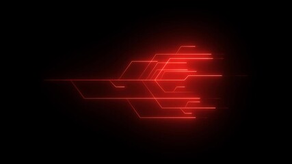 Red technology abstract background with digital cubes and business finance graph chart concept - Powered by Adobe