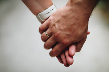 man and woman shaking hands