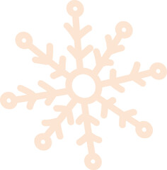 Geometric Snowflake Design