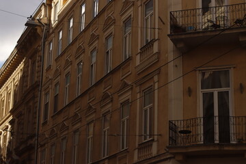 Building in the downtown of Budapest, Hungary