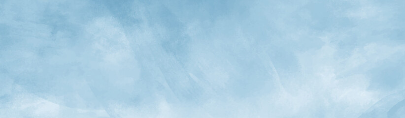 Abstract sky blue texture background. Creative design with grunge aquarelle paper textured, Blue texture vector background with sky and clouds for cover design, flyer, poster, banner.
