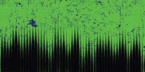 Abstract Sport Background with Green and Blue Brush Texture and Halftone Effect. Dirty Grunge Background