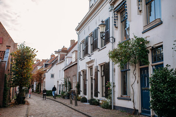 Historic canals of Amersfoort old town, Netherlands