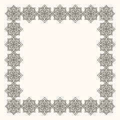 Minimalist hand drawn vector frame. Art for greeting cards, wedding invitations, poster design, postcards, branding, logo design, background.