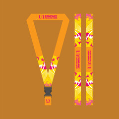 Office and company ID card lanyards 