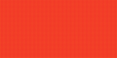 Dots halftone orange color pattern gradient texture with technology digital background. Dots pop art comics with summer background. vector ilustration