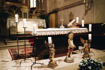 interior of the church