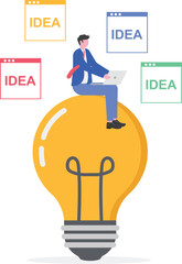  illustration of suggestions on various business ideas and innovations
