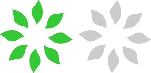 Eco Bio Leaves Product Sign Symbol Logo Vector
