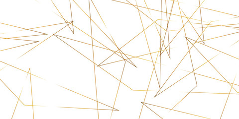 Abstract background with liens and triangles shape on white background. White and golden geometric overlapping rectangle pattern Geometric background soft shadows as patten ..White polygon textured .