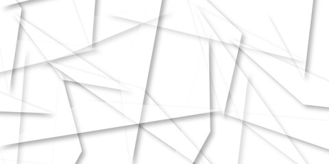 Abstract hexagon white background with shadow .white background Futuristic blue neon honeycombs. Modern technology design. Vector illustration