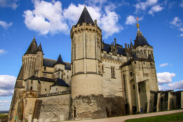 Naklejka premium Château de Saumur