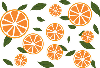 Fruit mandarin isolated on white background