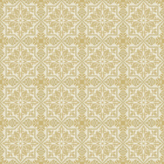 Golden damask pattern vector, seamless damask pattern for wallpaper, Fabric, Branding, Packaging, Invitations, Wedding, elegant damask pattern background for luxury interior decor.
