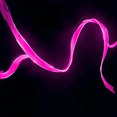 Abstract Pink Light Streaks on Dark Background Artistic Neon Design