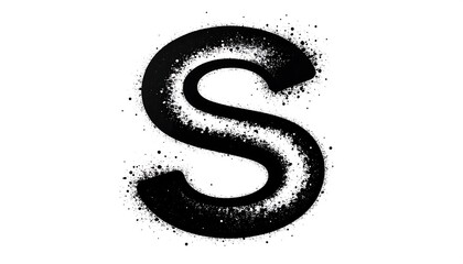 Obraz premium Bold, stylized capital letter 