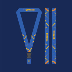 Office and company ID card lanyards 