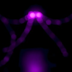 Abstract Purple Light Beams with Neon Glow on Dark Background
