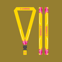 Office and company ID card lanyards 