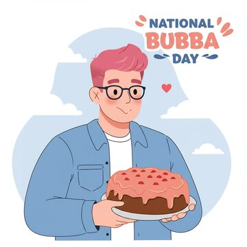 Celebrating National Bubba Day with a Homemade Cake.