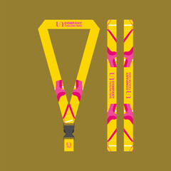 Office and company ID card lanyards 