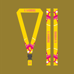 Office and company ID card lanyards 