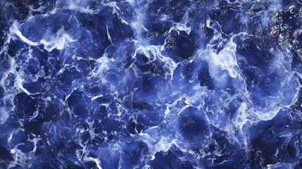 Captivating abstract background featuring a swirling fluid marble texture in vivid shades of blue and navy  Flowing dynamic visual with a aesthetic perfect for digital art branding