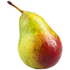 Juicy fresh pear vibrant colors isolated studio shot ripe fruit healthy food