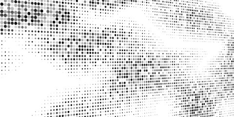 Black and white halftone. Abstract texture of dots.eps 10