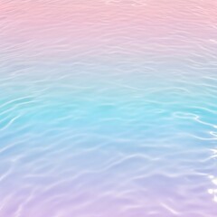Rainbow Water: The mesmerizing water surface reflects a spectrum of colors, transitioning from soft pink to vibrant blue, creating an ethereal and calming scene.