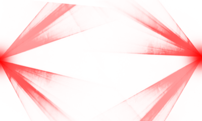 png Abstract red laser beams converging creating a symmetrical pattern suitable for technology or futuristic backgrounds